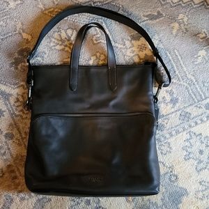 Coach calf skin business crossbody